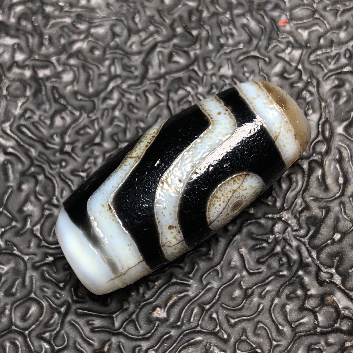 Chinese Natural Agate DZI Beads