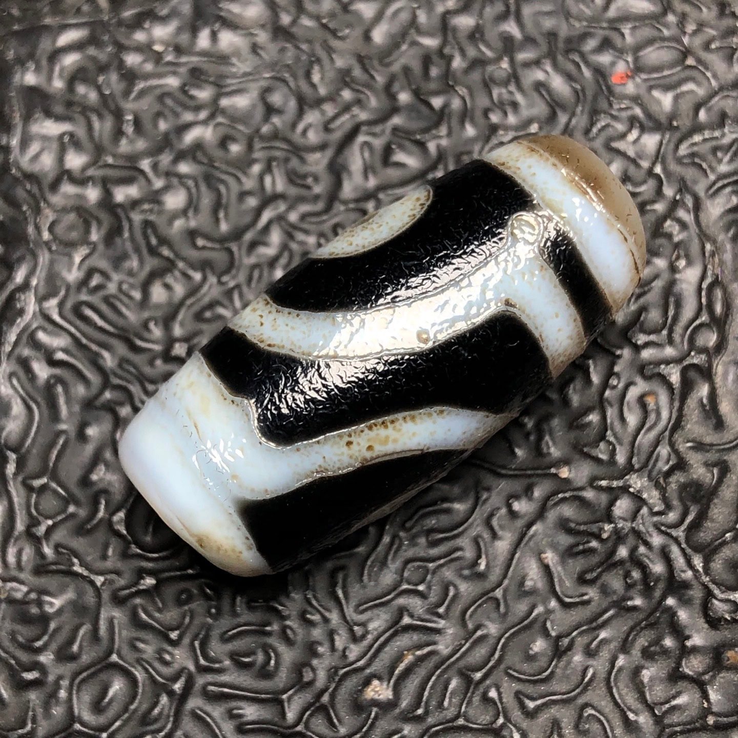 Chinese Natural Agate DZI Beads