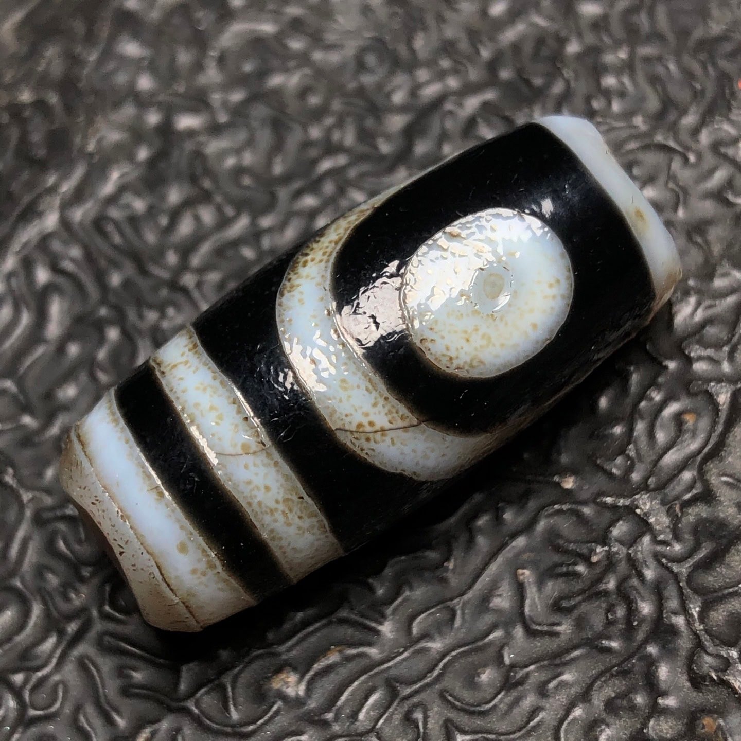 Chinese Natural Agate DZI Beads