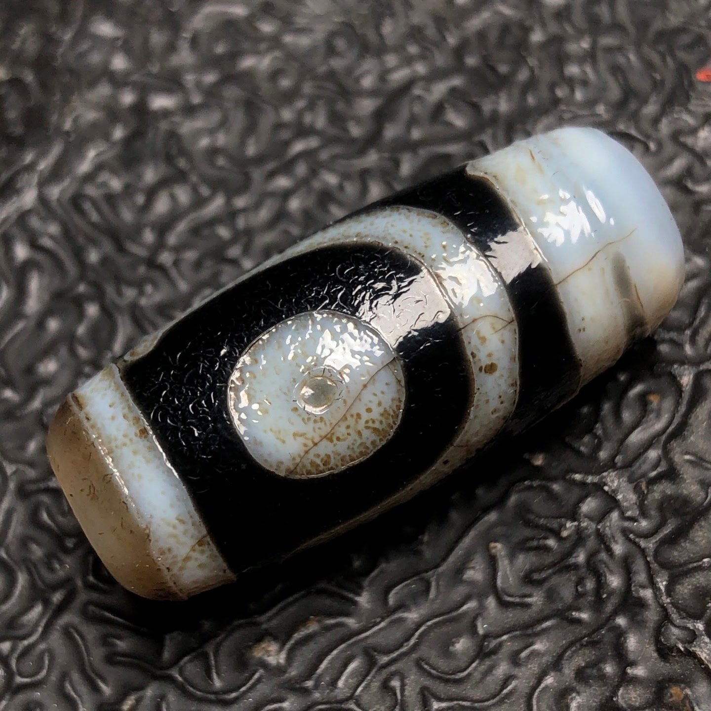 Chinese Natural Agate DZI Beads