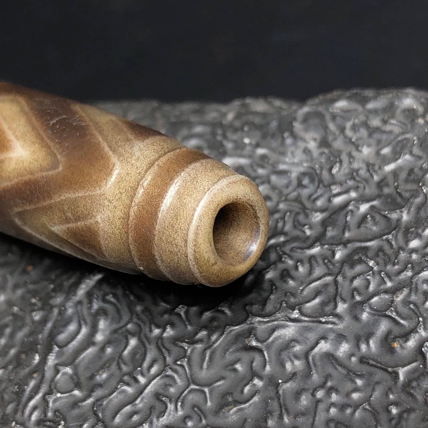 Chinese Natural Agate DZI Beads