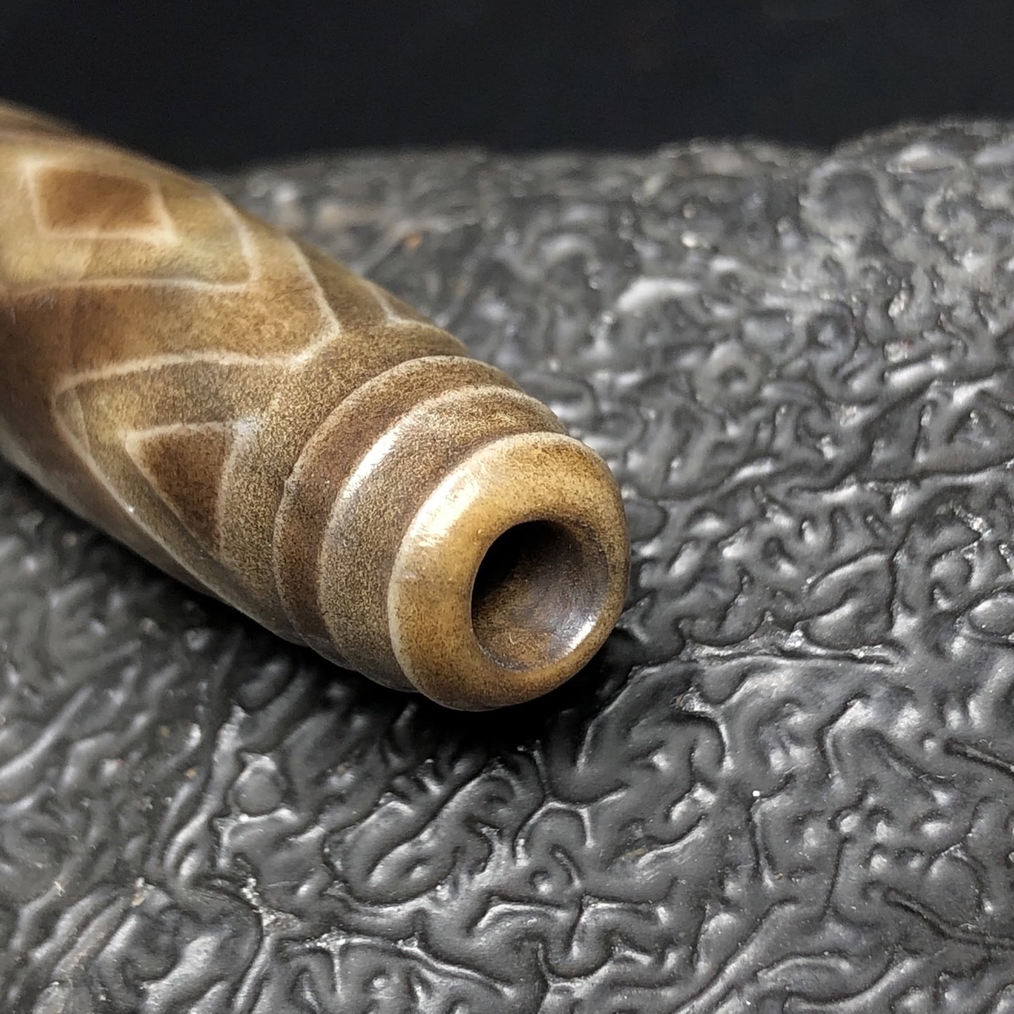 Chinese Natural Agate DZI Beads