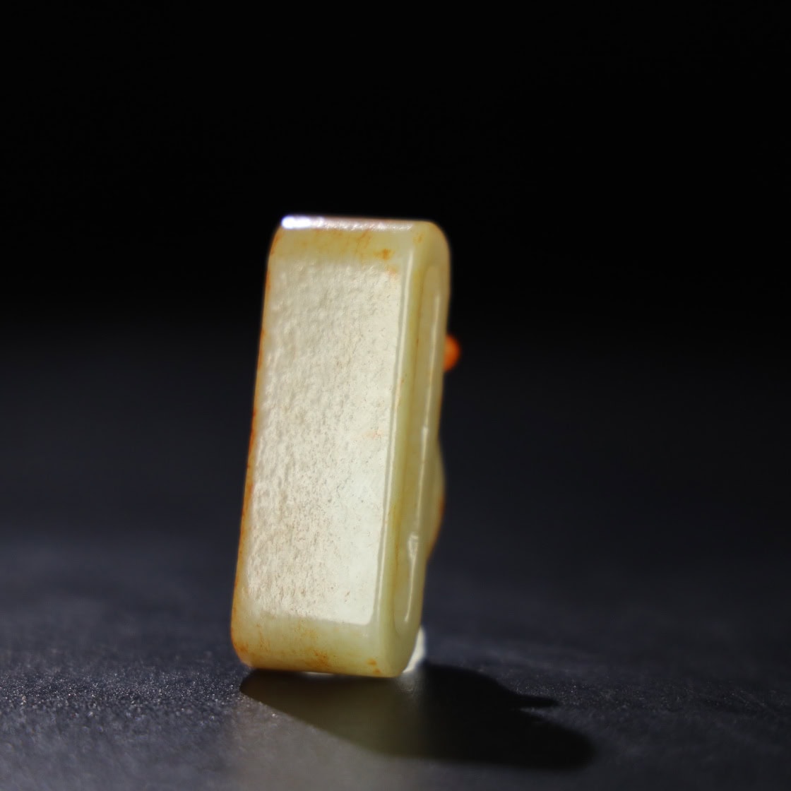 Chinese Natural Jade Carved Buckle