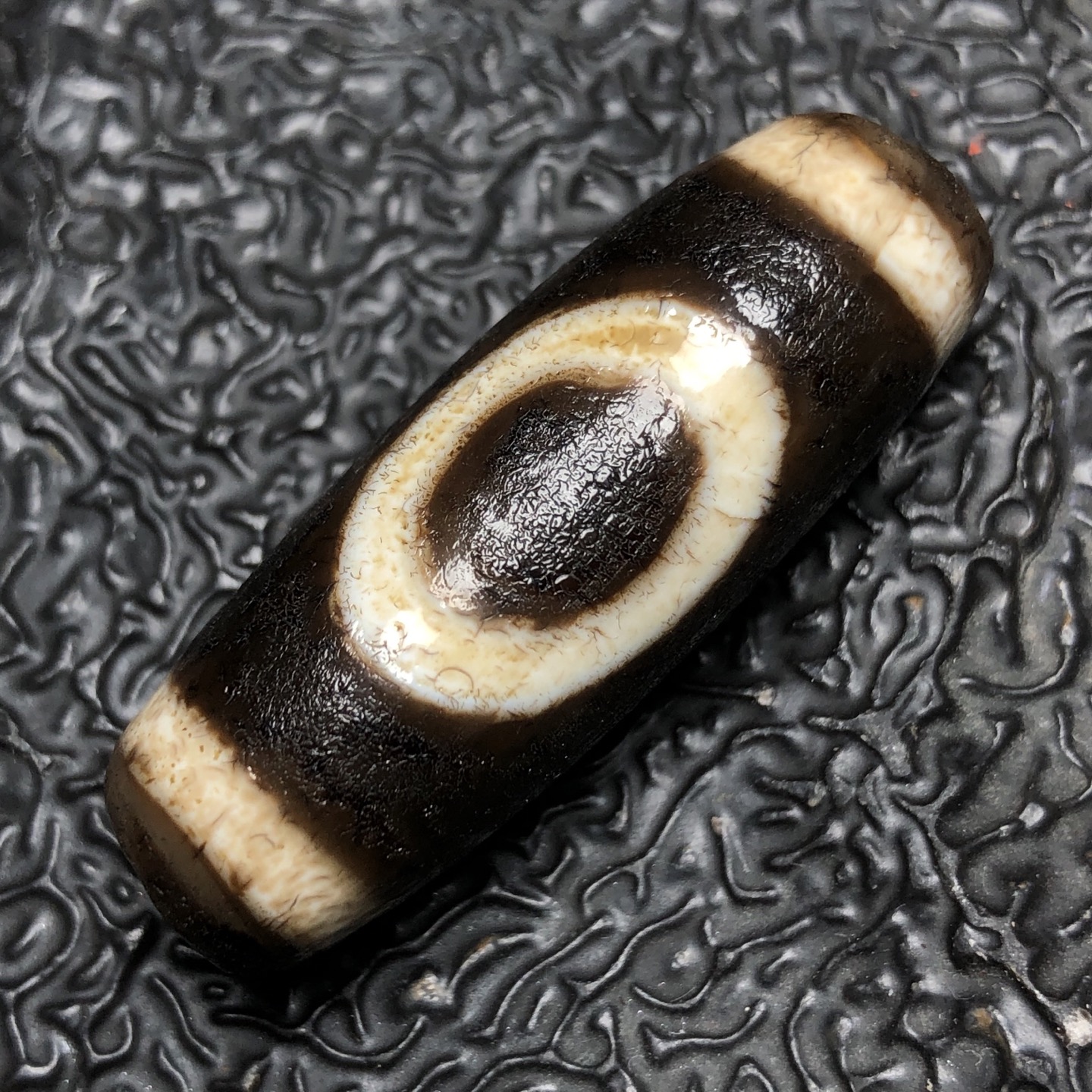 Chinese Natural Agate DZI Beads