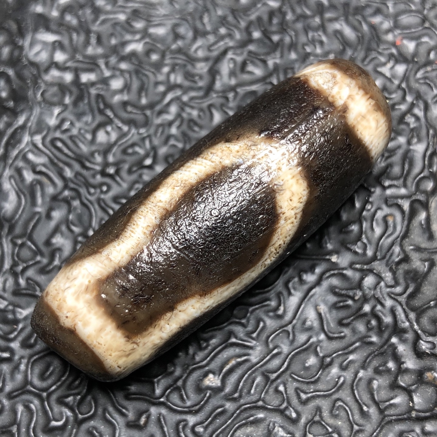 Chinese Natural Agate DZI Beads