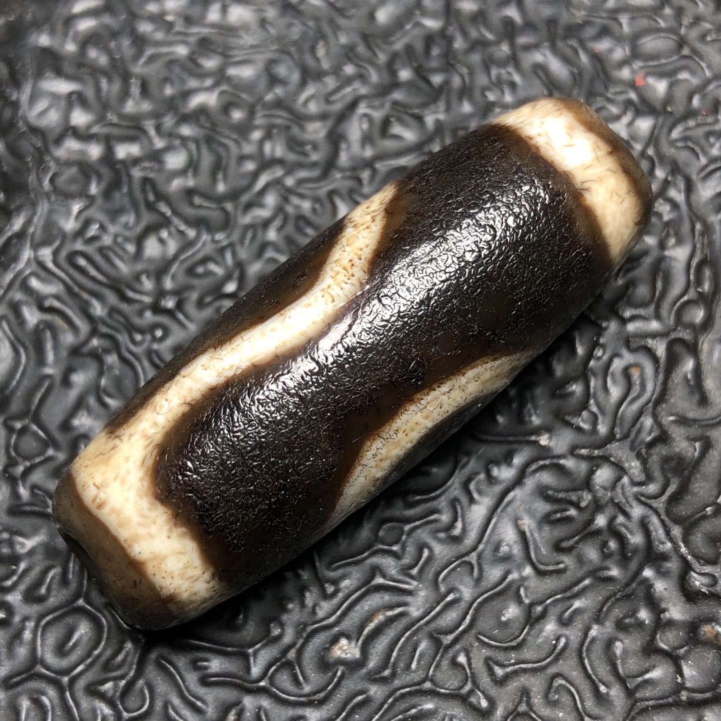 Chinese Natural Agate DZI Beads