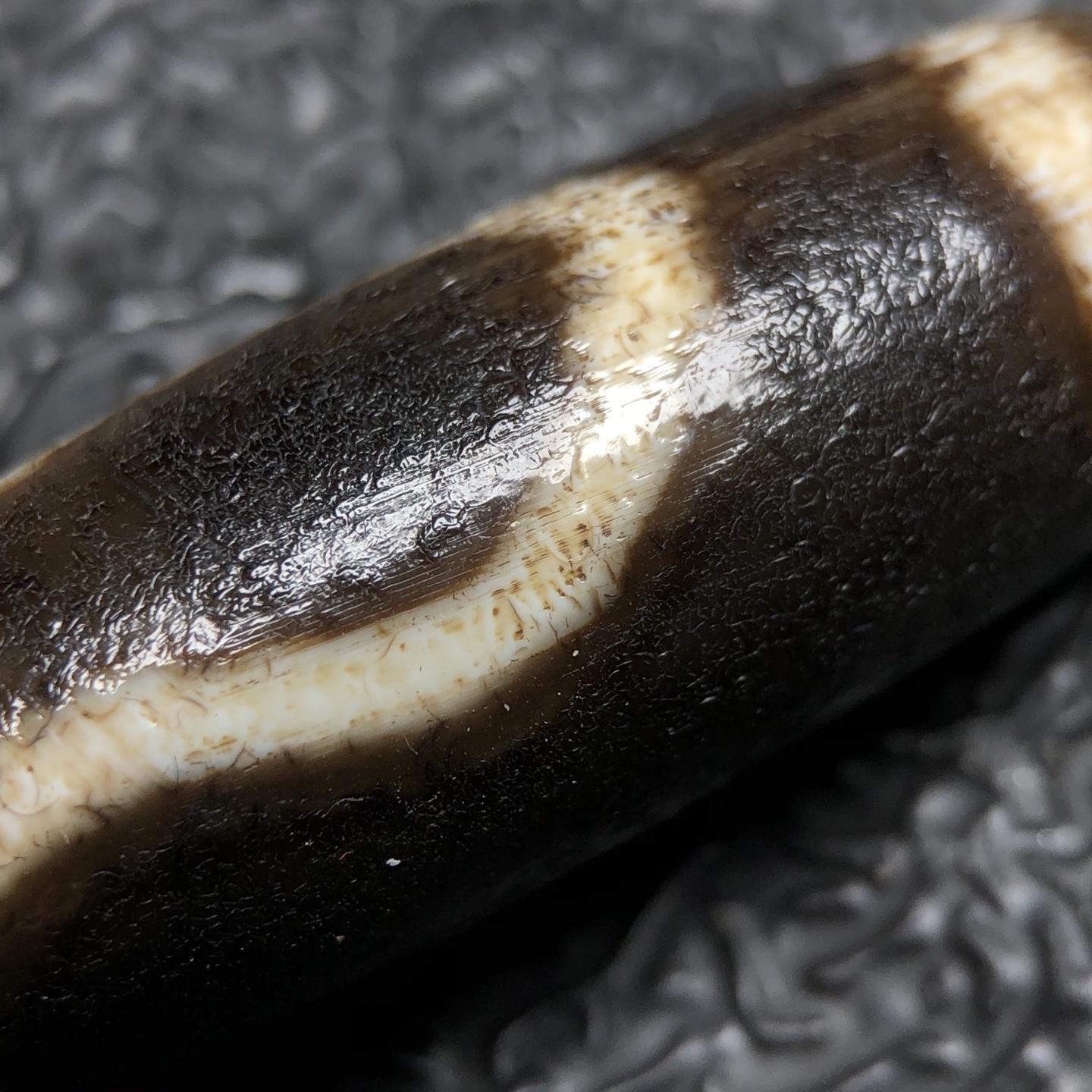 Chinese Natural Agate DZI Beads