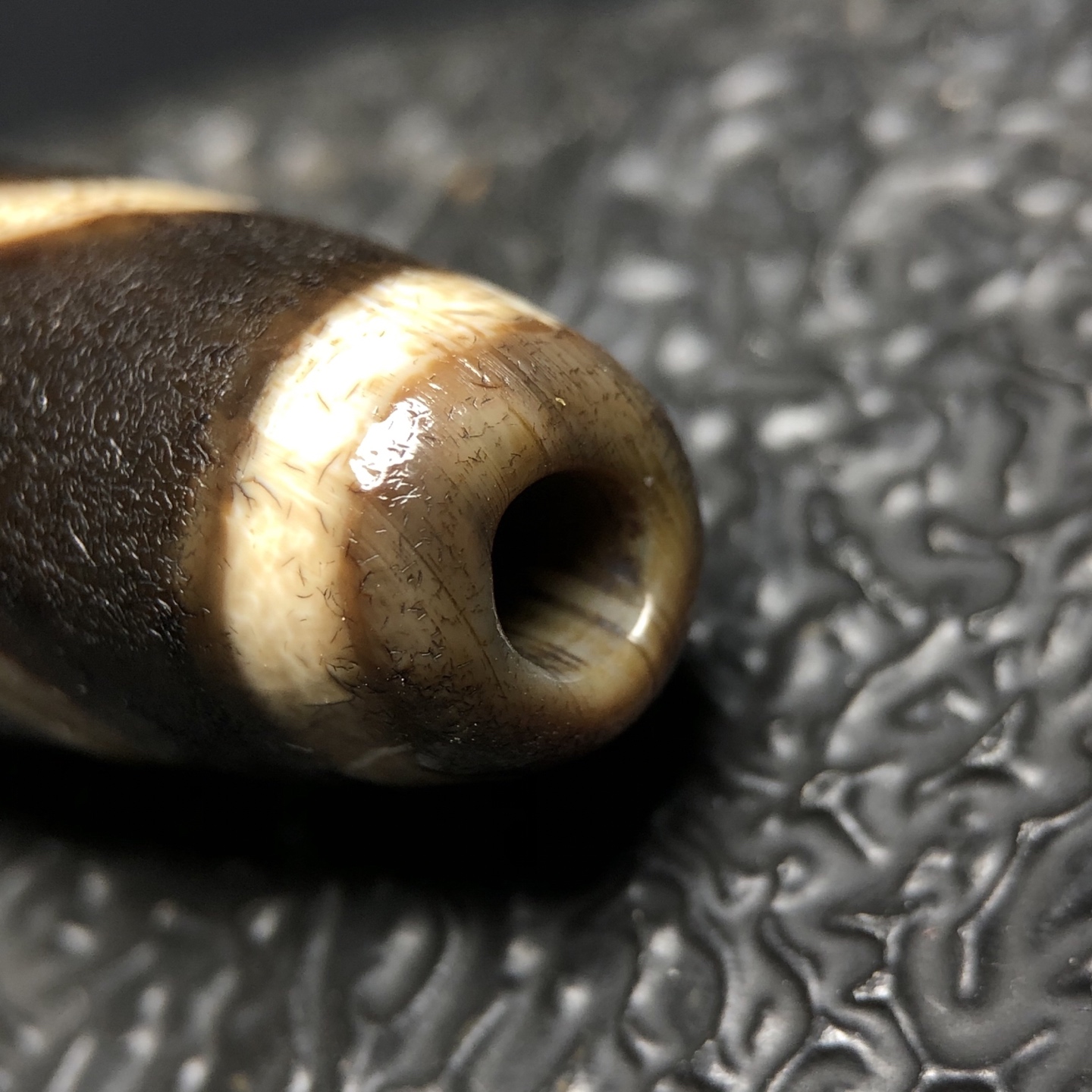 Chinese Natural Agate DZI Beads