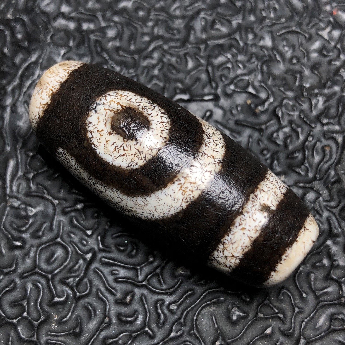 Chinese Natural Agate DZI Beads