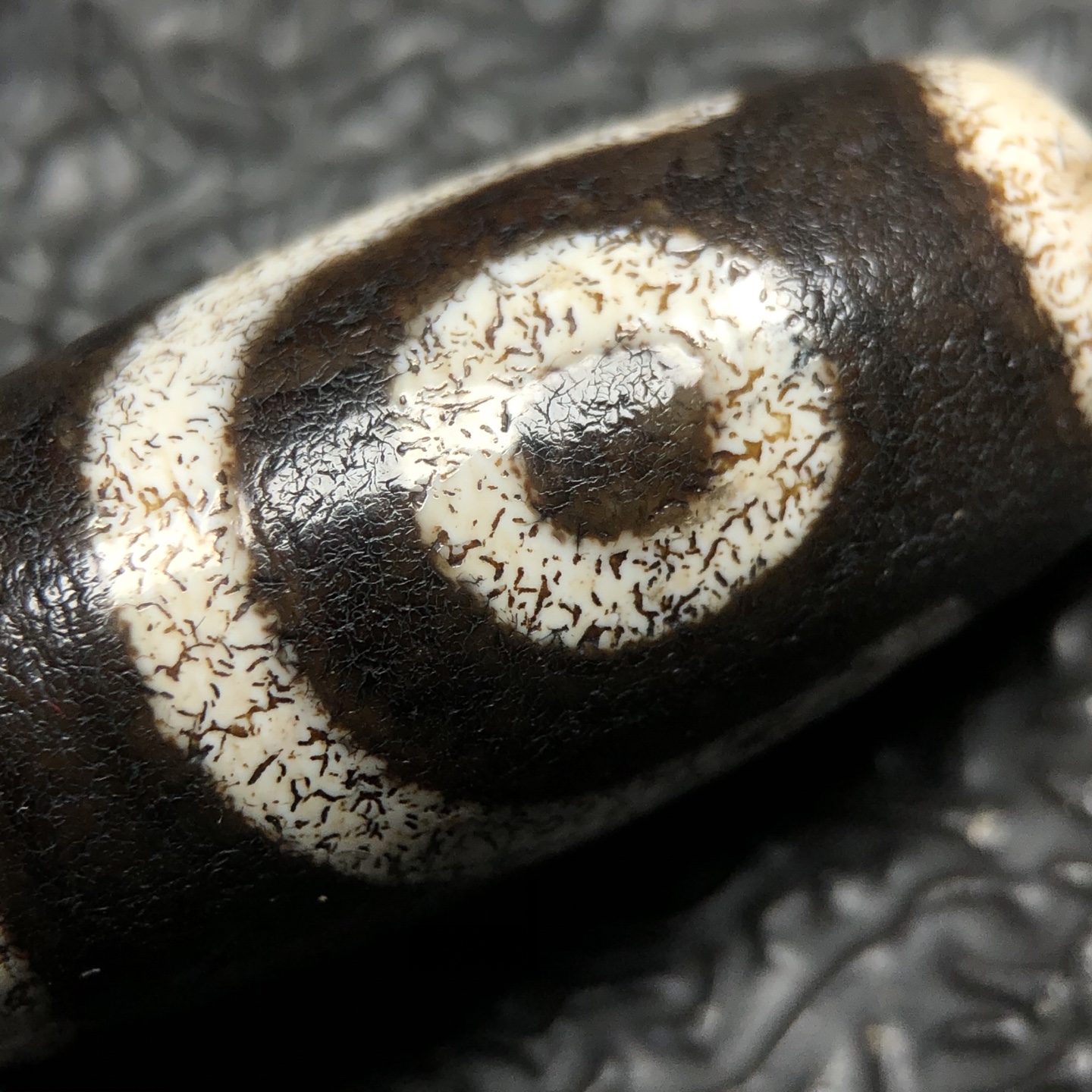 Chinese Natural Agate DZI Beads