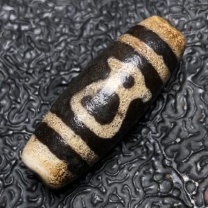 Chinese Natural Agate DZI Beads
