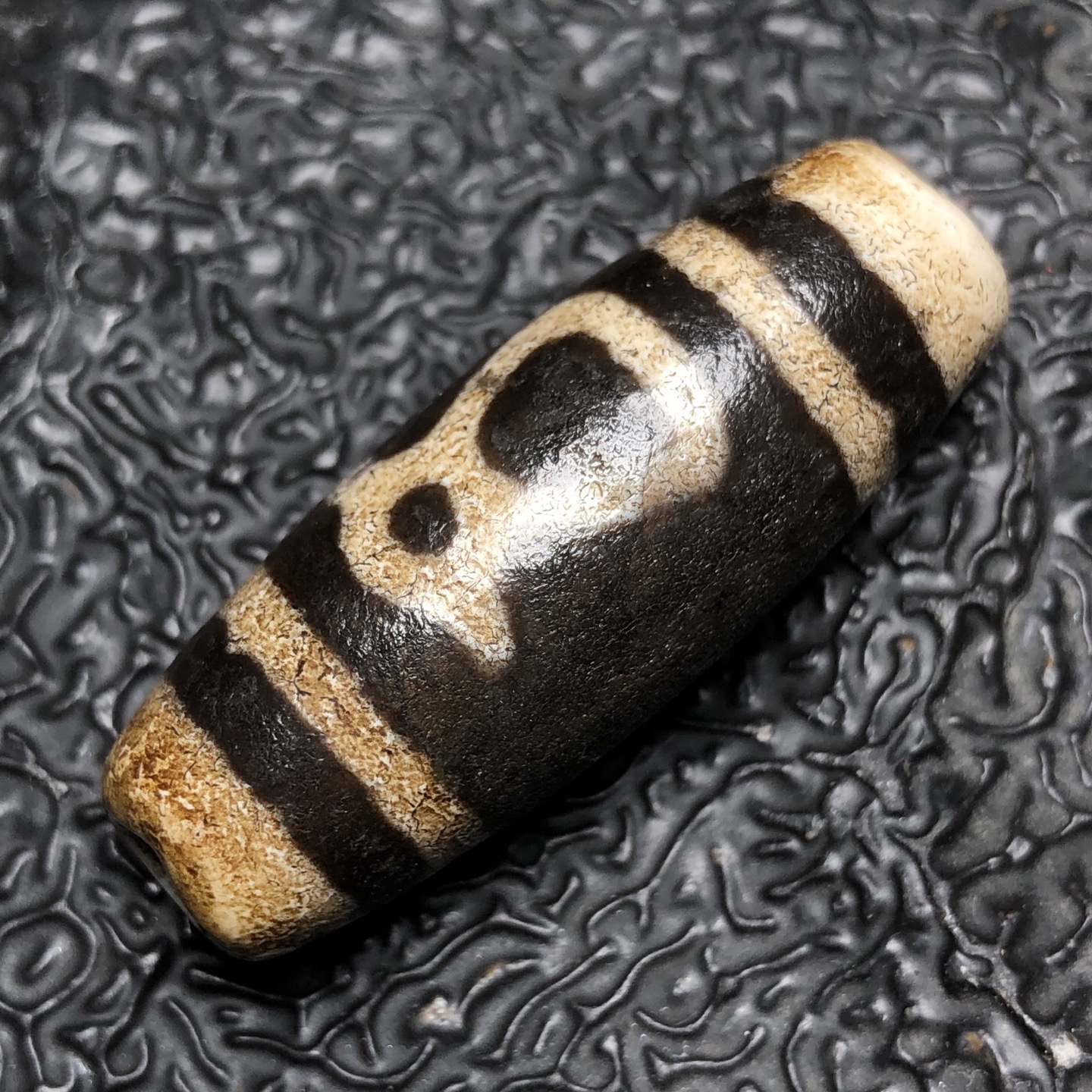 Chinese Natural Agate DZI Beads