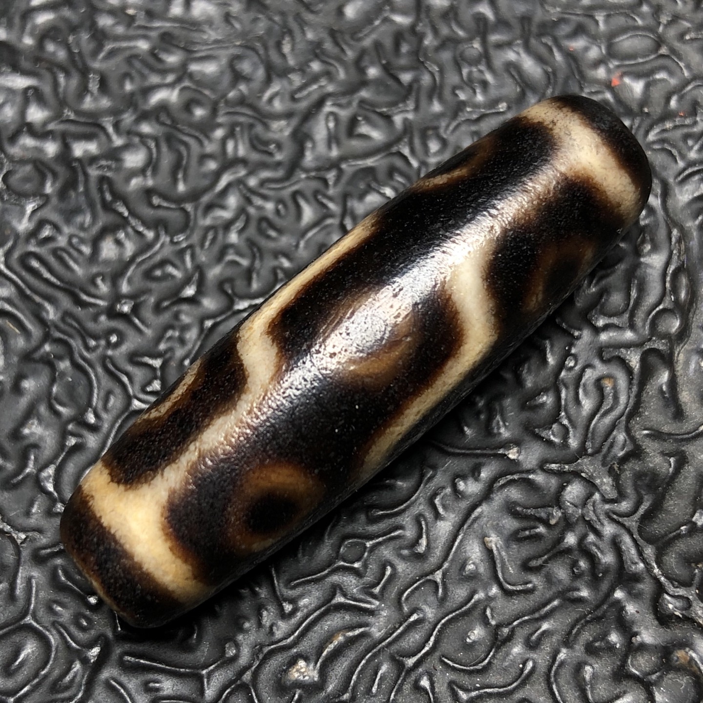 Chinese Natural Agate DZI Beads