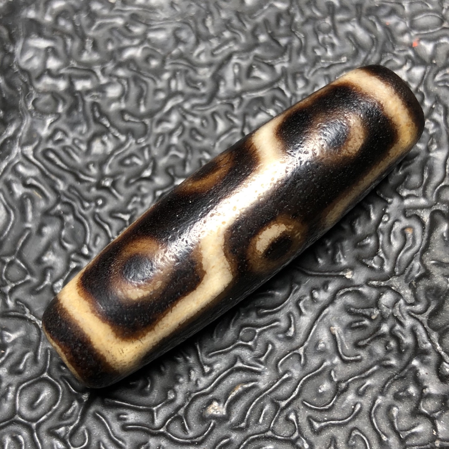 Chinese Natural Agate DZI Beads