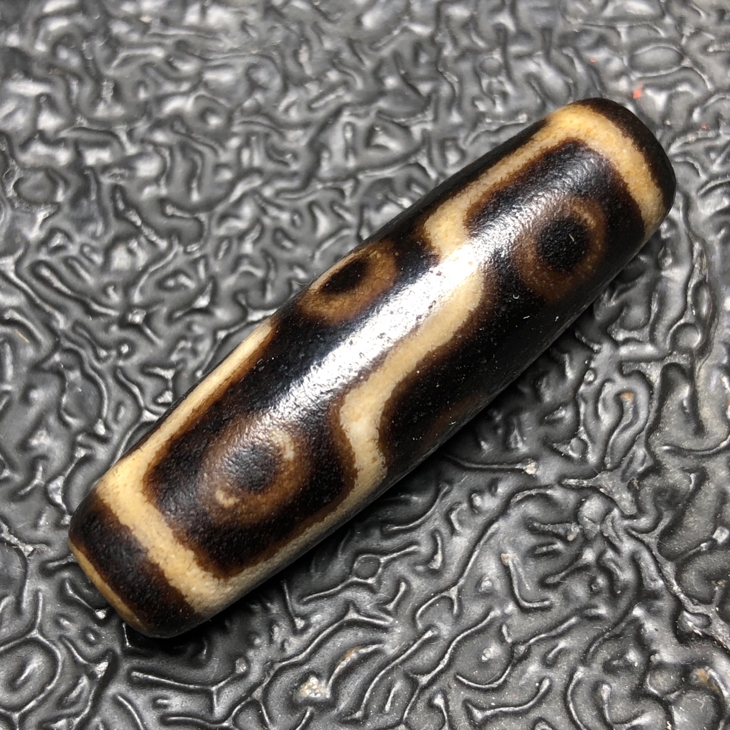 Chinese Natural Agate DZI Beads