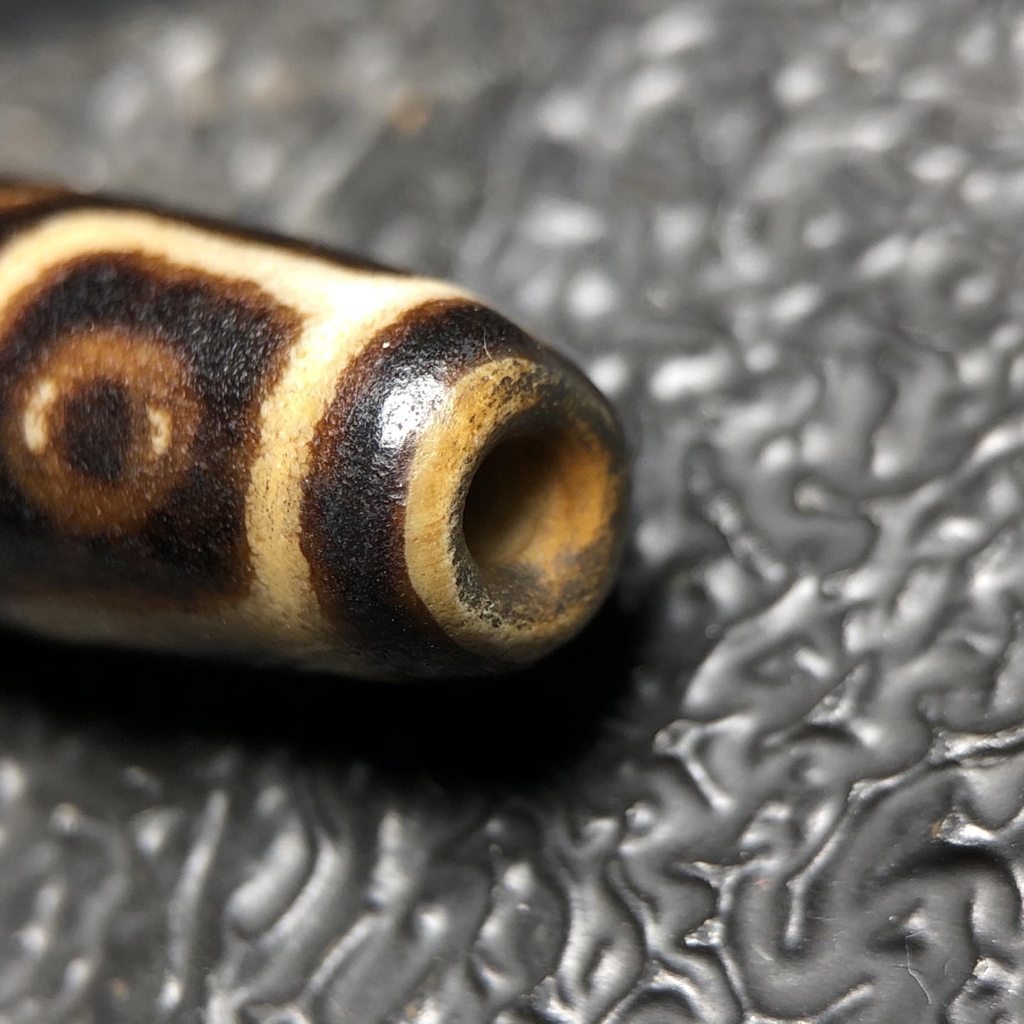 Chinese Natural Agate DZI Beads