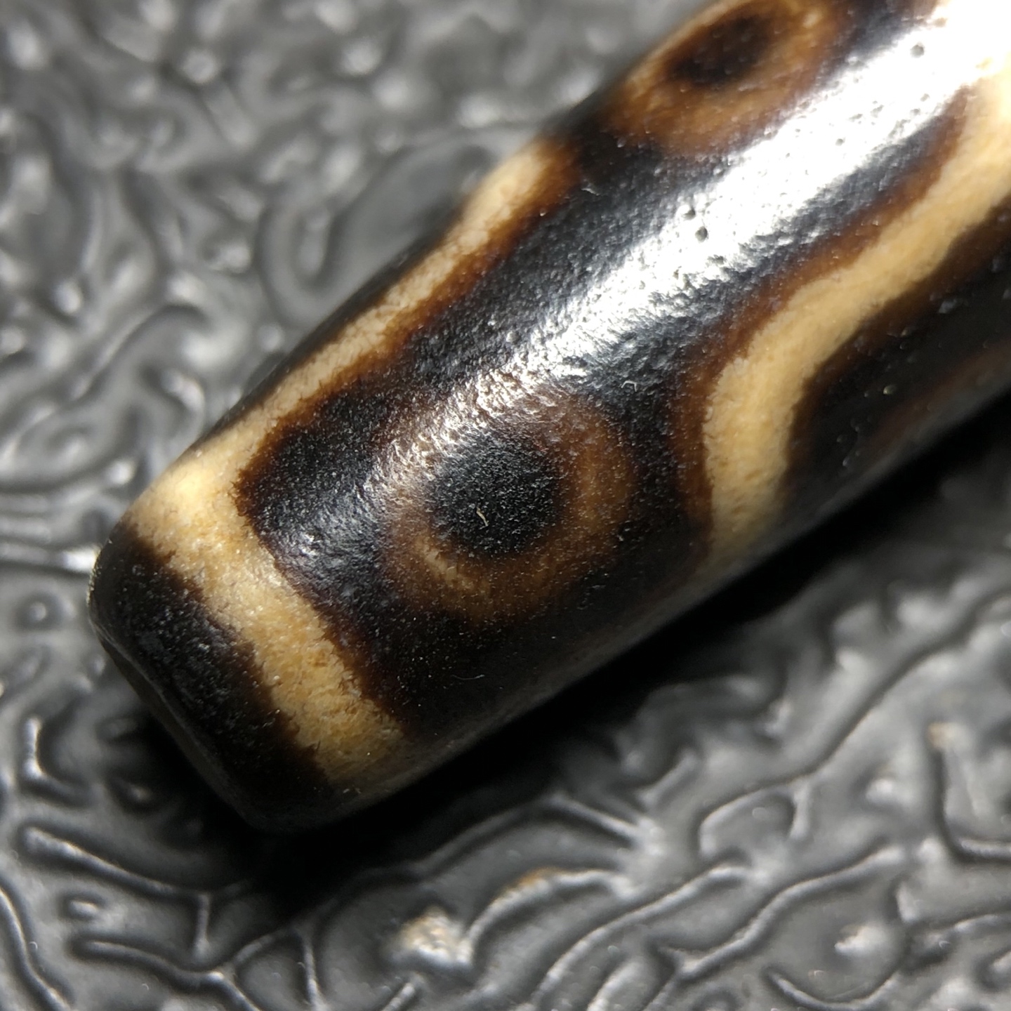 Chinese Natural Agate DZI Beads