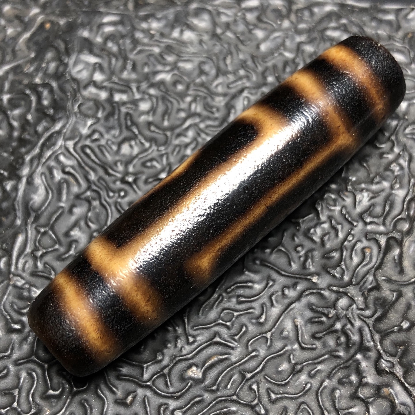 Chinese Natural Agate DZI Beads