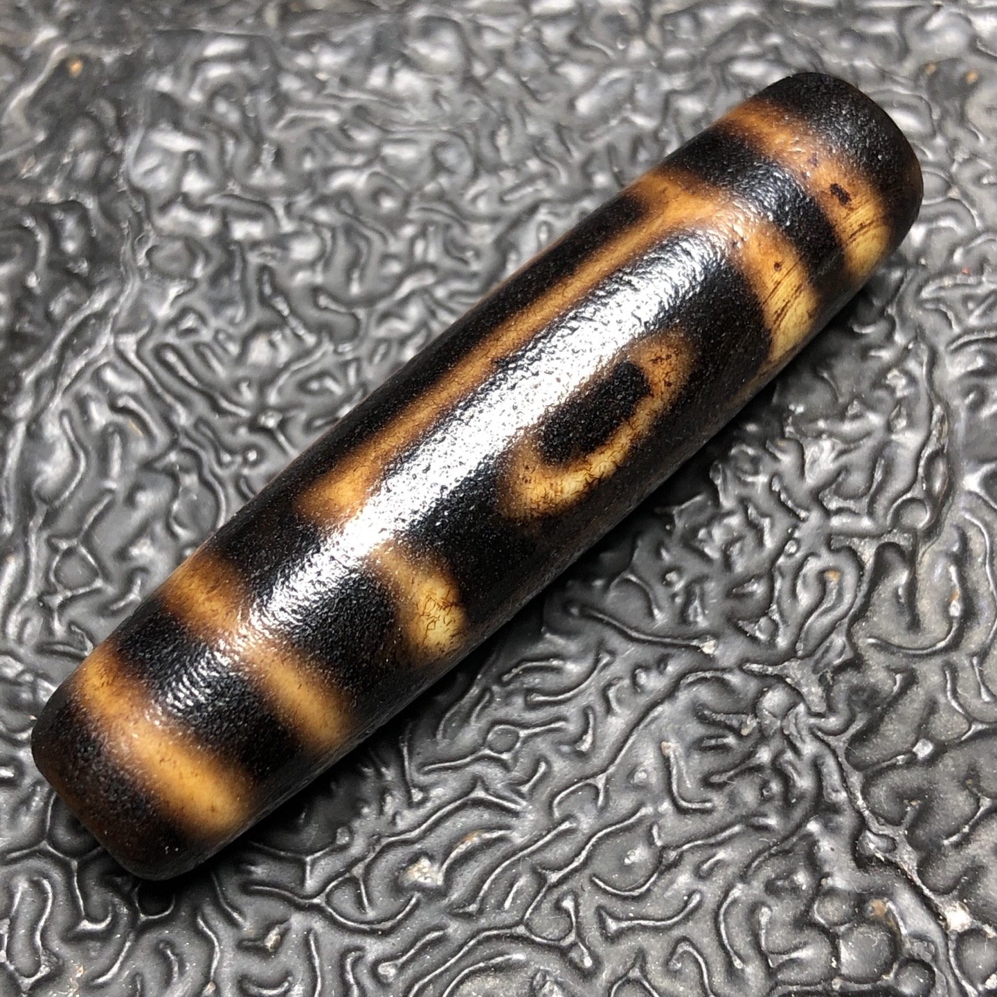 Chinese Natural Agate DZI Beads