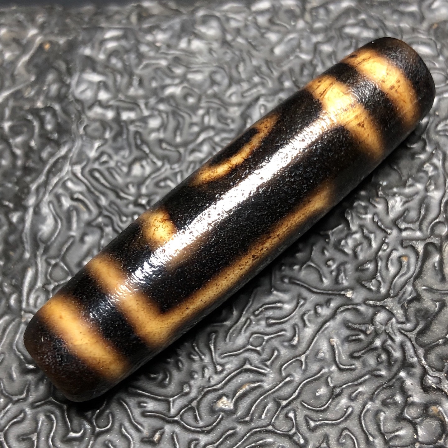 Chinese Natural Agate DZI Beads