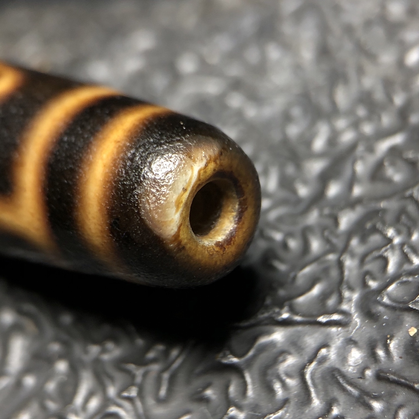 Chinese Natural Agate DZI Beads