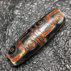Chinese Natural Agate DZI Beads