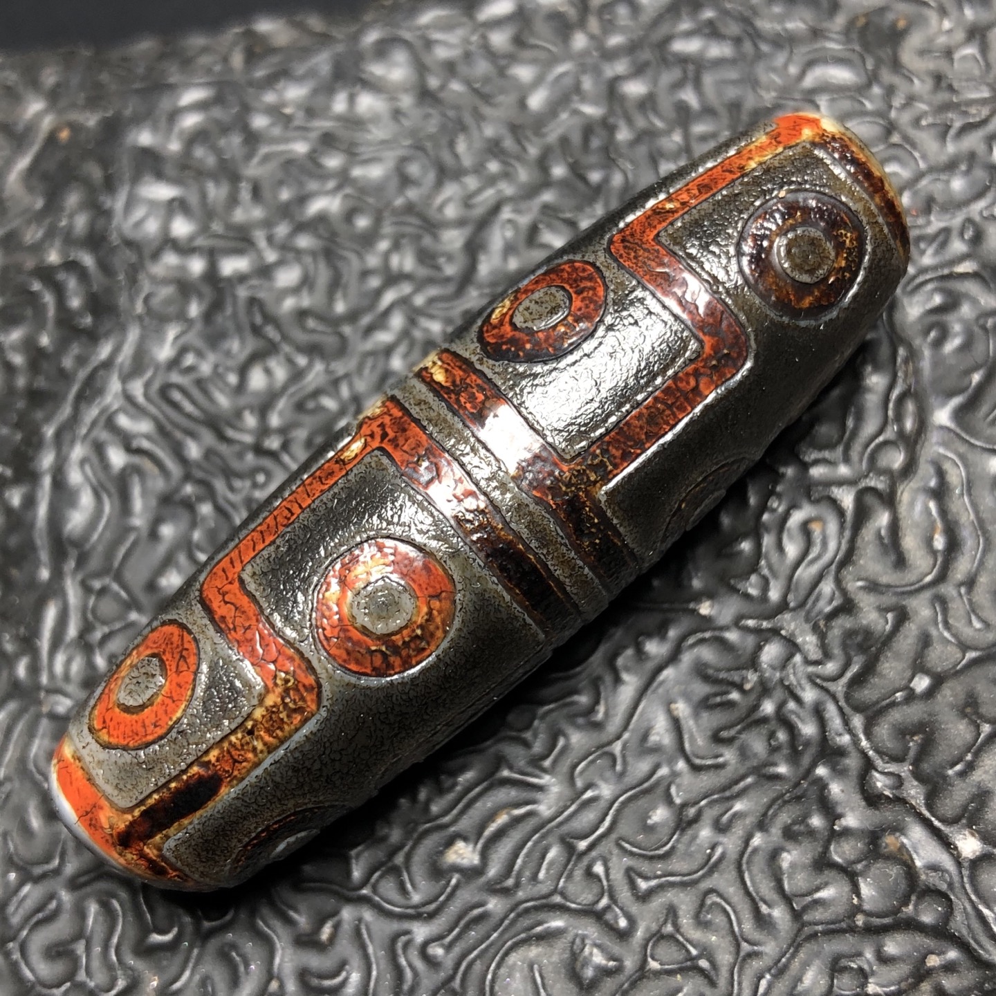Chinese Natural Agate DZI Beads