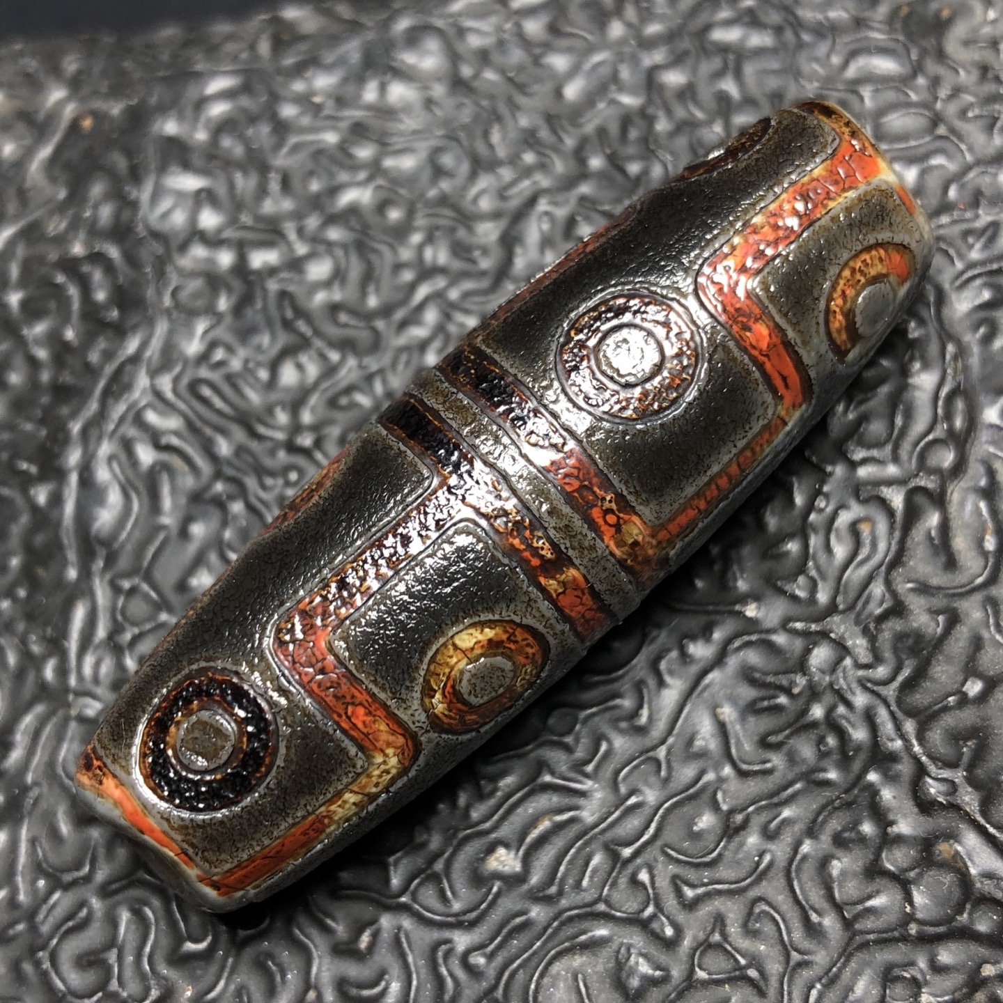 Chinese Natural Agate DZI Beads