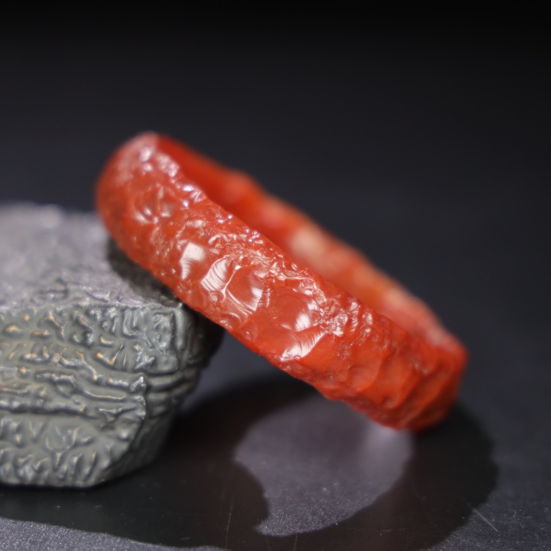 Chinese Natural Jade Carved bracelet