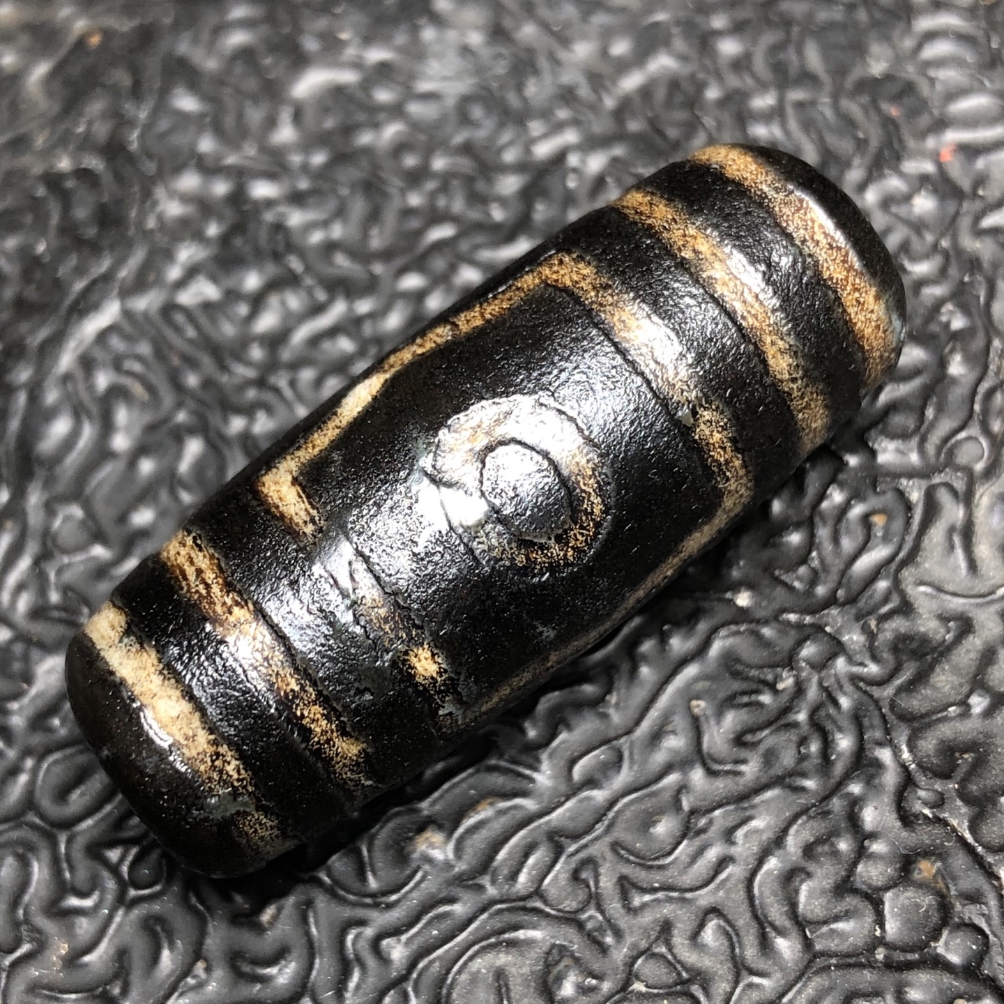 Chinese Natural Agate DZI Beads