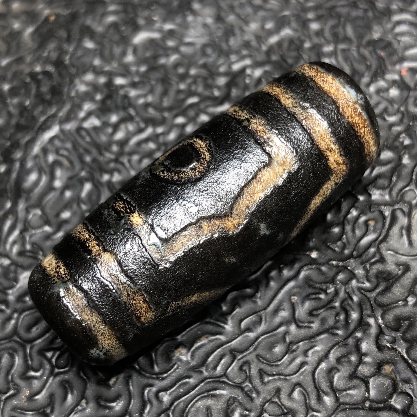 Chinese Natural Agate DZI Beads