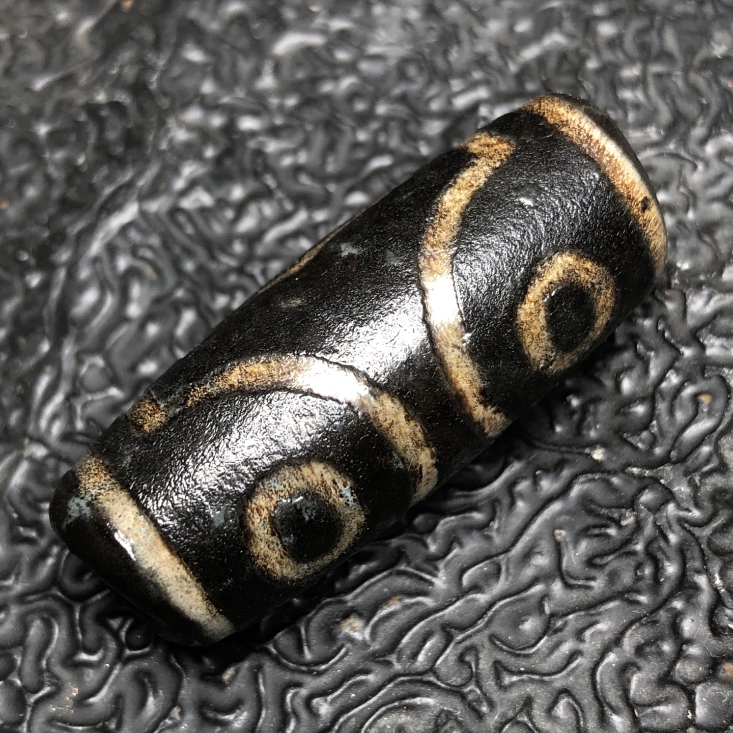 Chinese Natural Agate DZI Beads