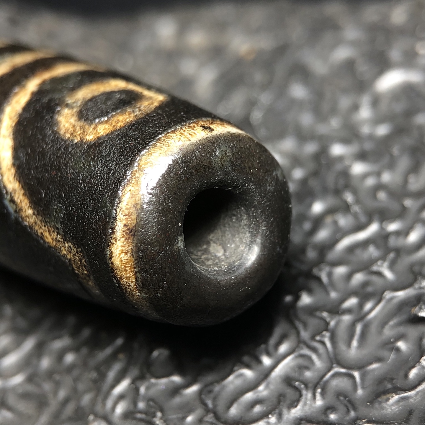 Chinese Natural Agate DZI Beads