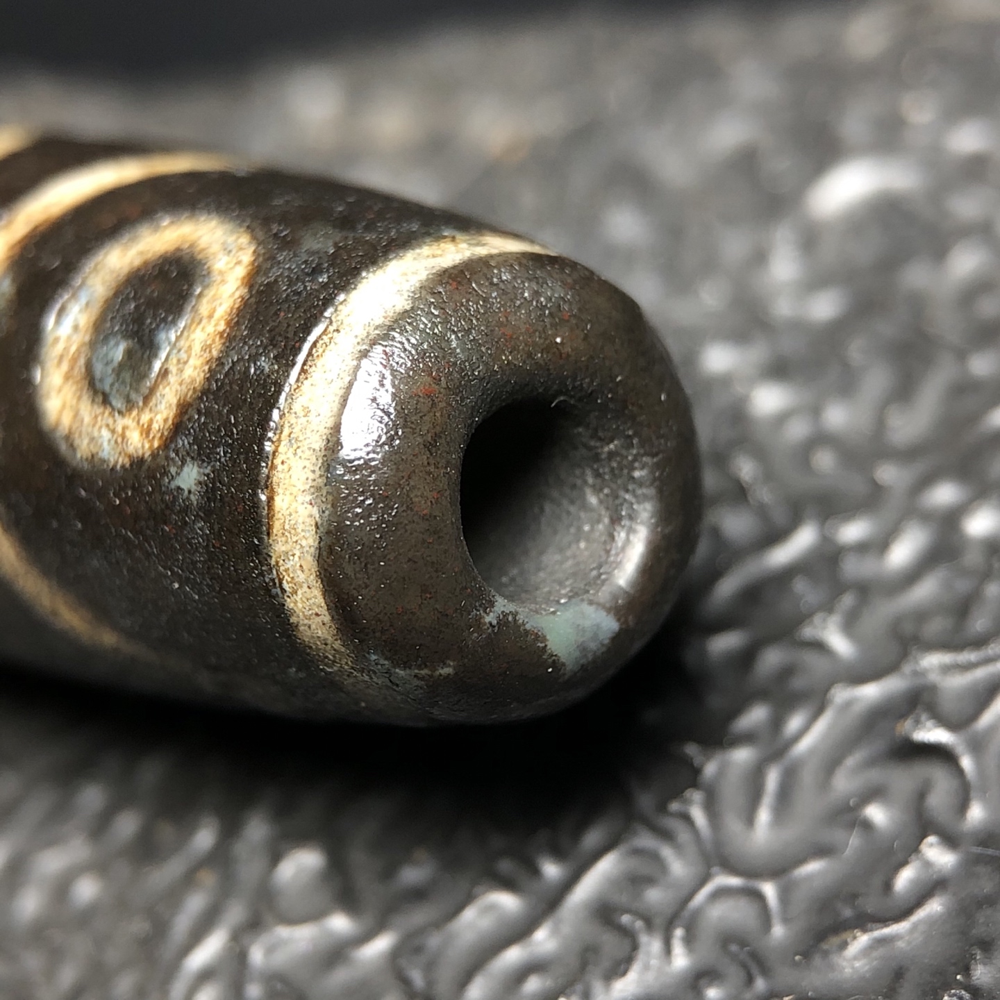 Chinese Natural Agate DZI Beads
