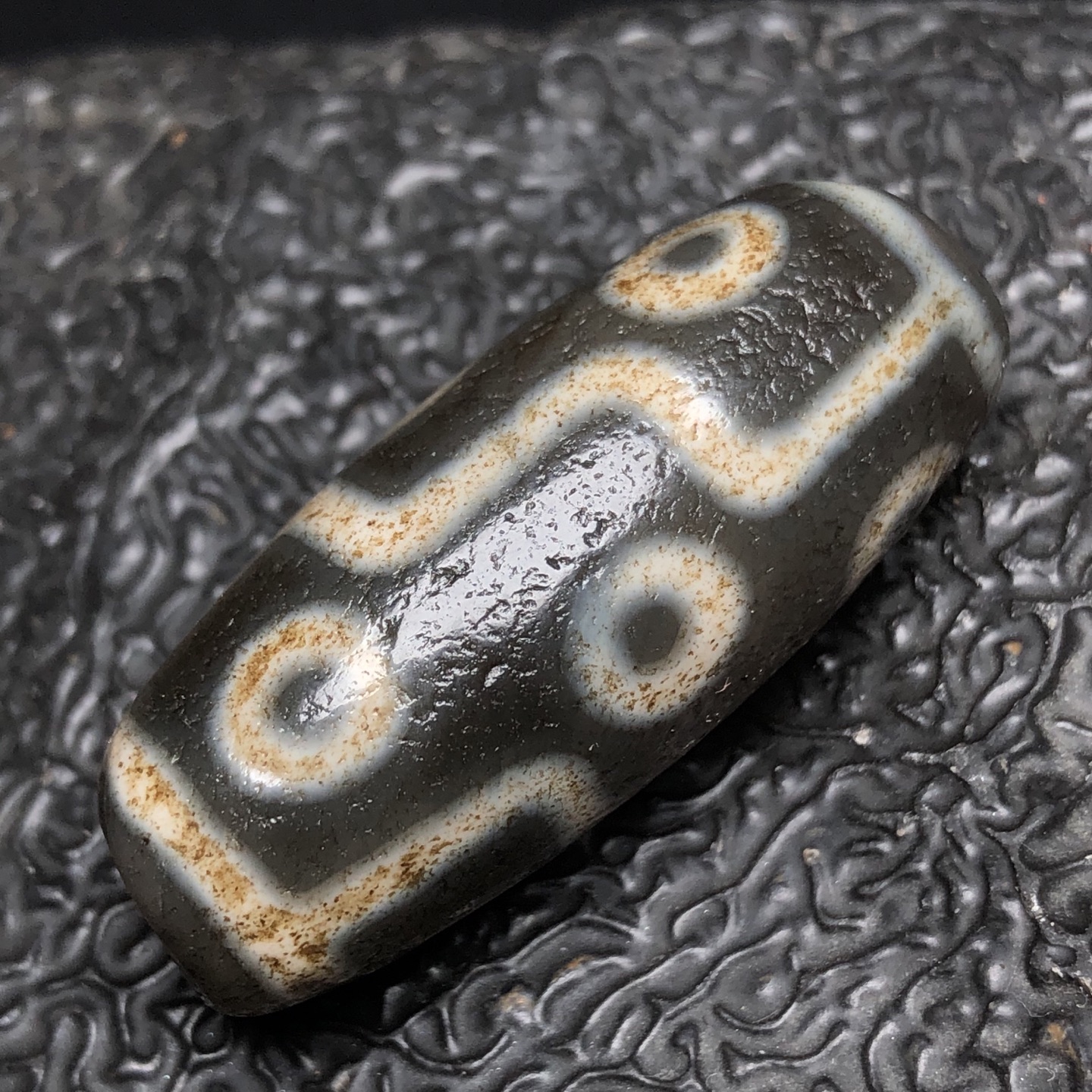 Chinese Natural Agate DZI Beads