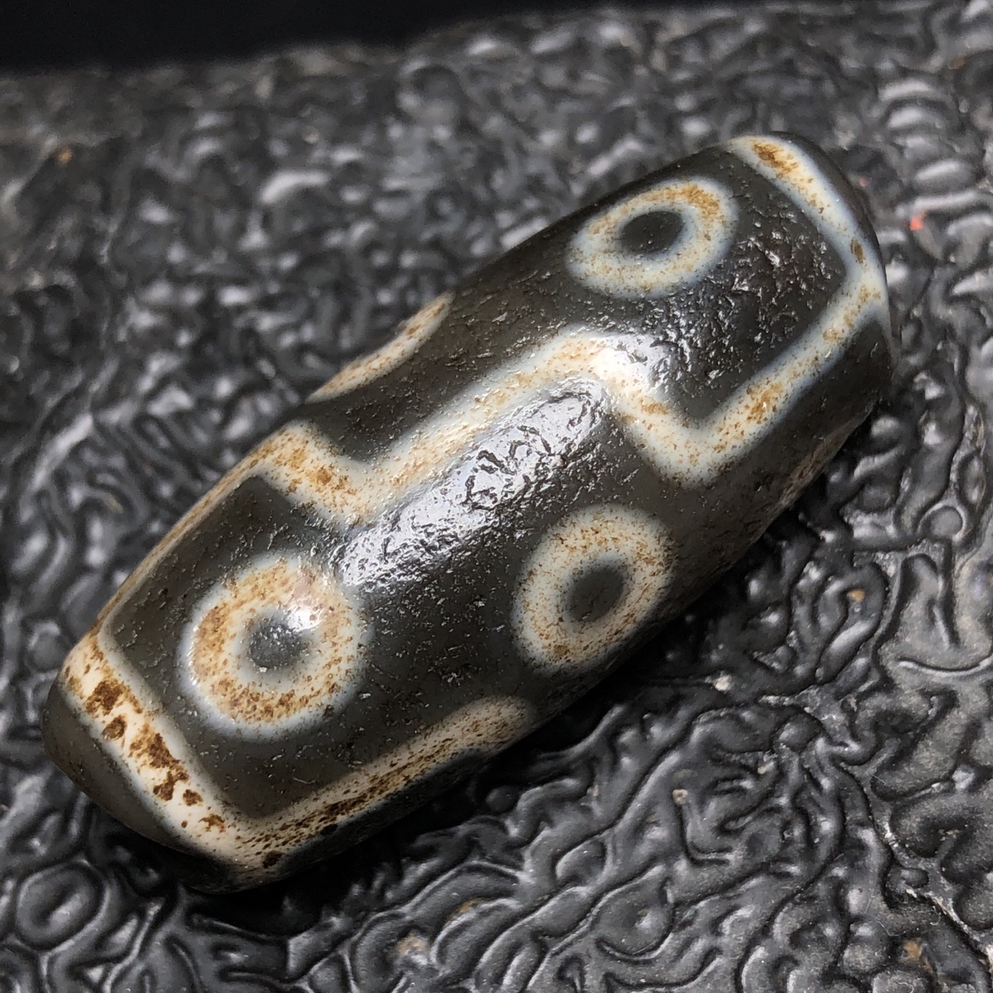 Chinese Natural Agate DZI Beads