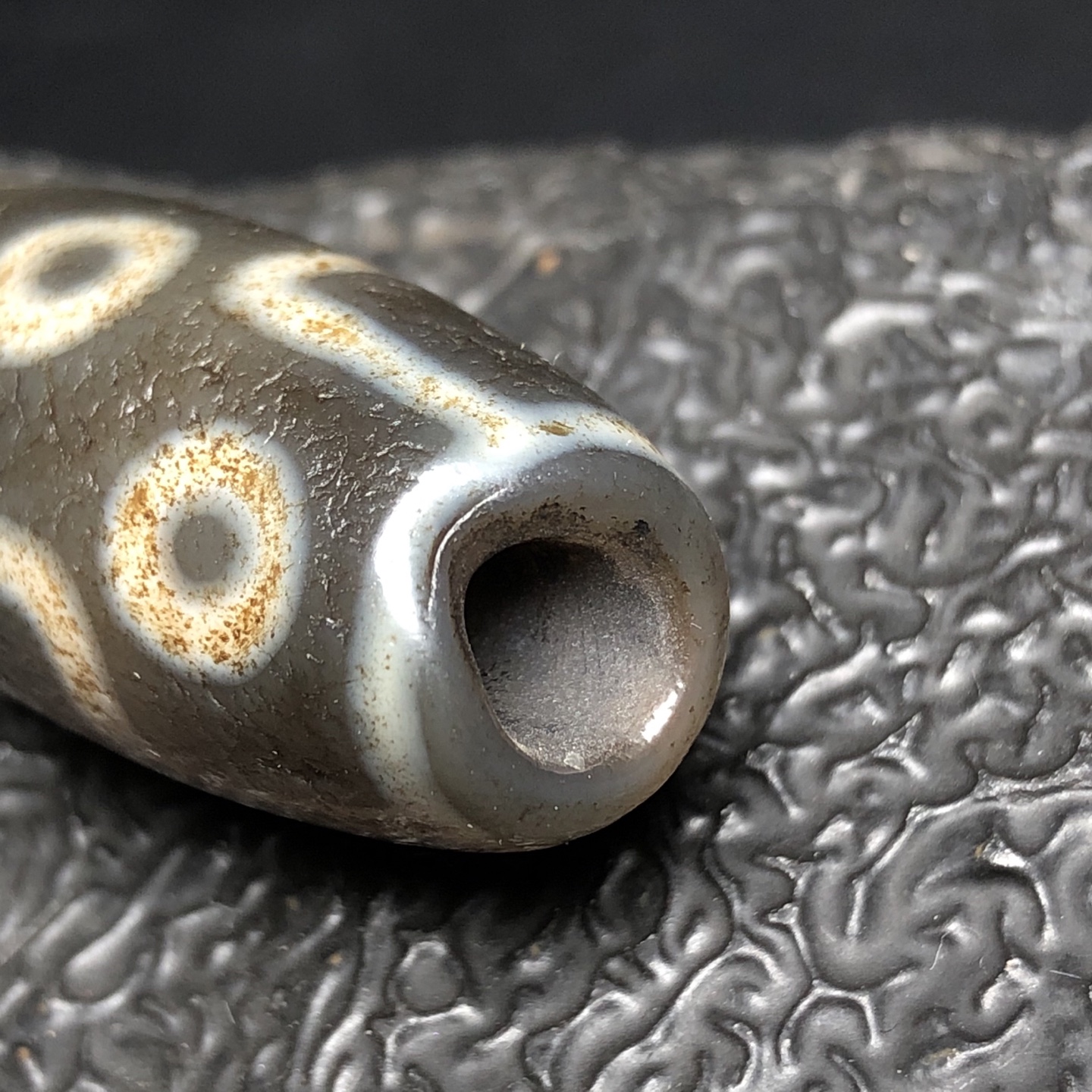 Chinese Natural Agate DZI Beads