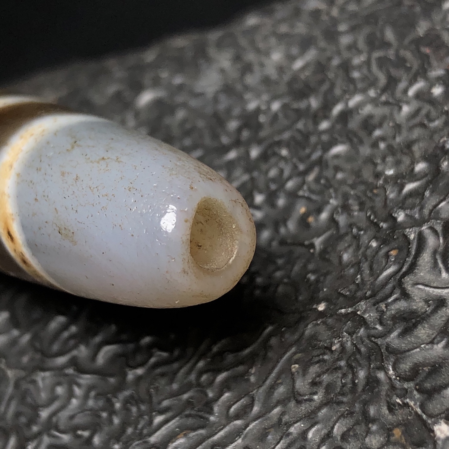 Chinese Natural Agate DZI Beads