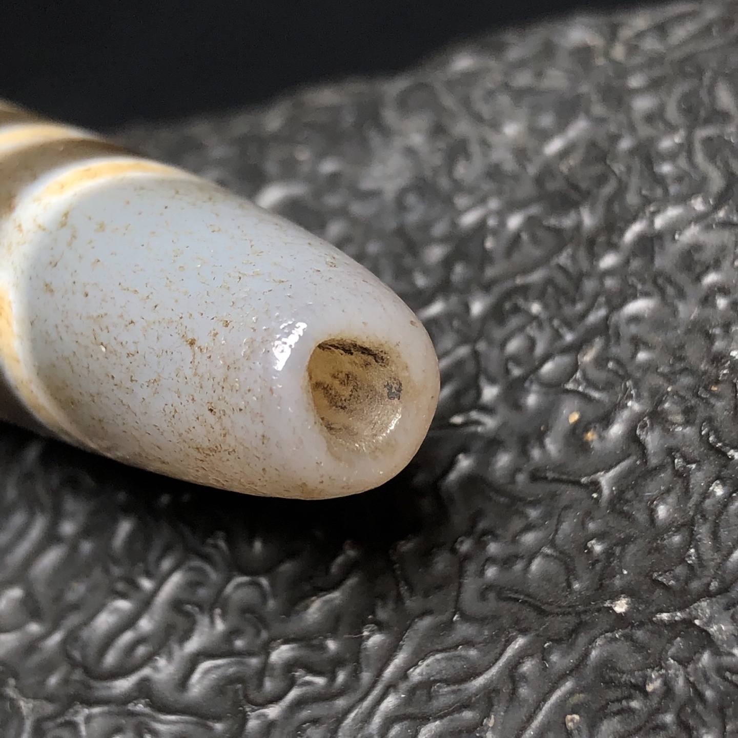 Chinese Natural Agate DZI Beads