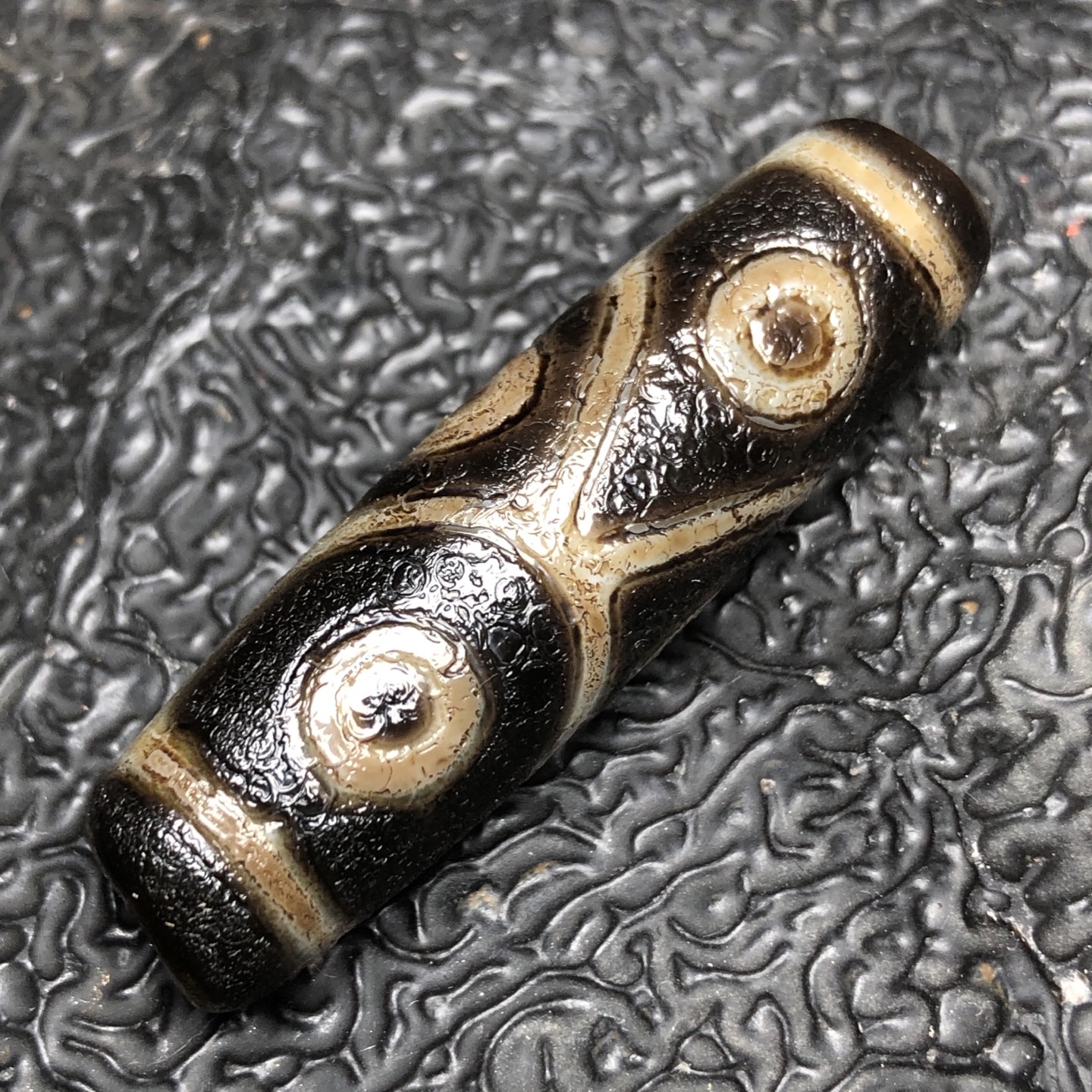 Chinese Natural Agate DZI Beads
