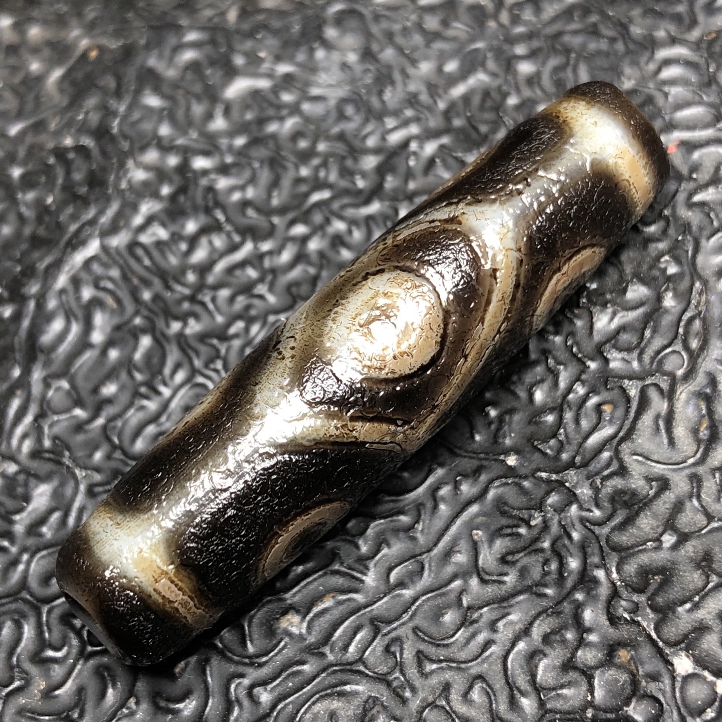 Chinese Natural Agate DZI Beads