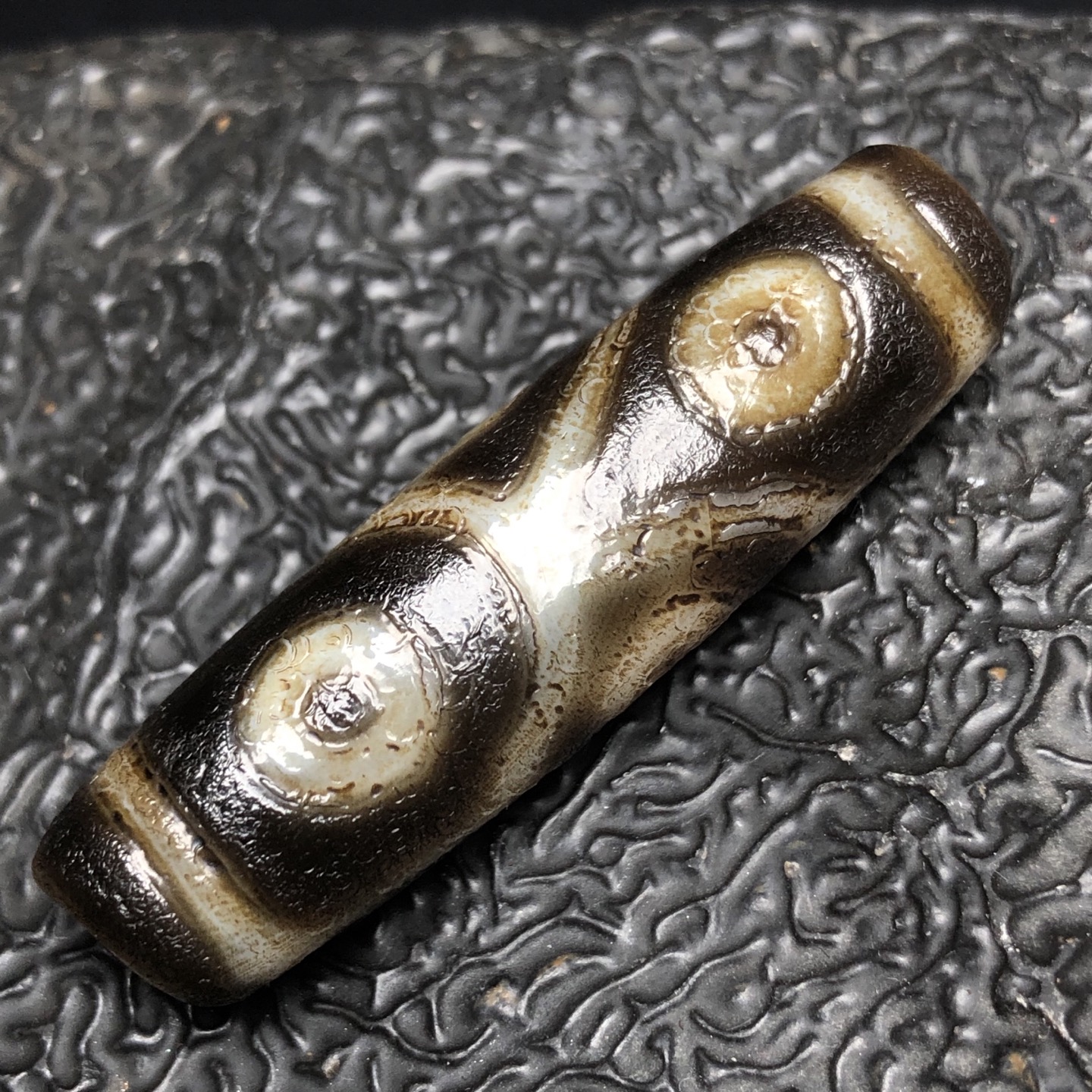 Chinese Natural Agate DZI Beads