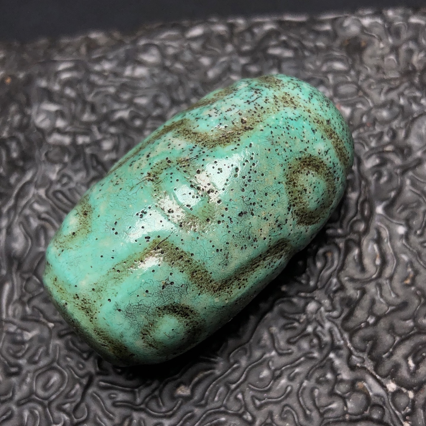 Chinese Natural Agate DZI Beads