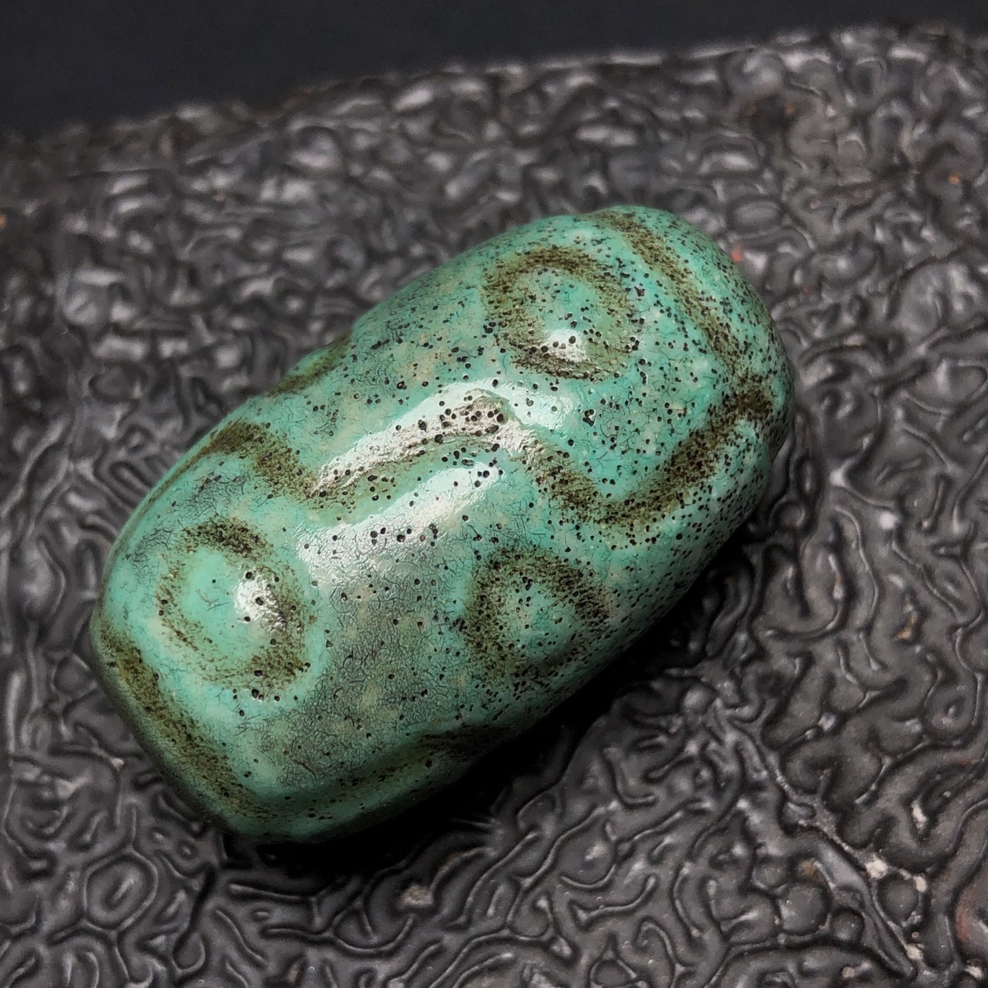 Chinese Natural Agate DZI Beads
