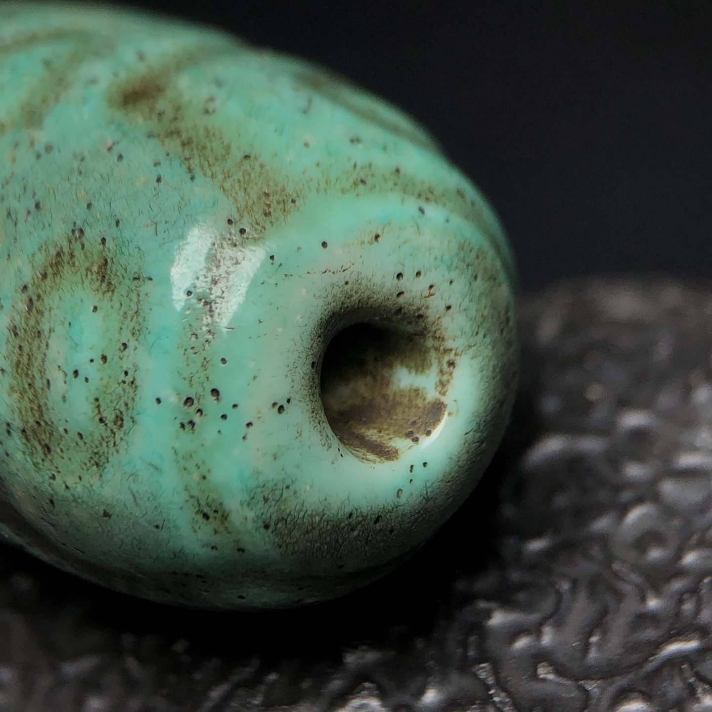 Chinese Natural Agate DZI Beads