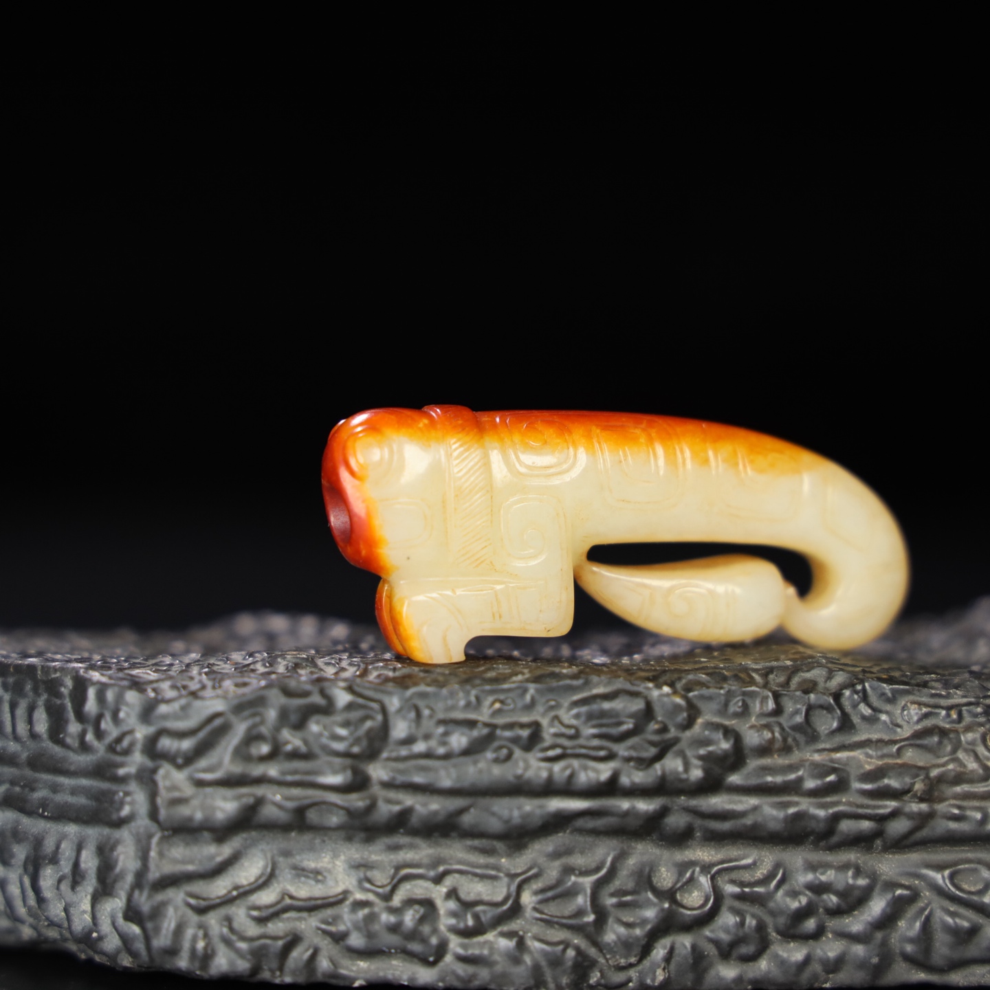 Chinese Natural Jade Carved Pendant