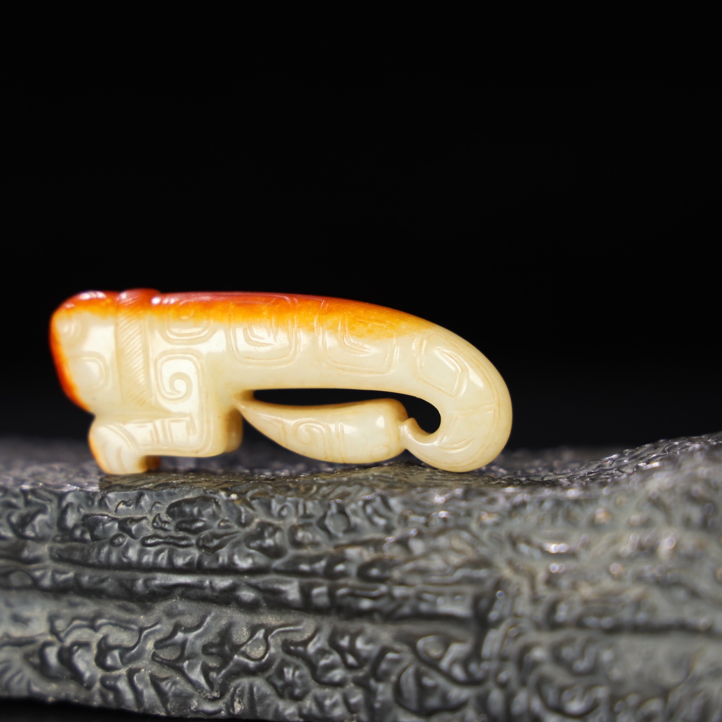 Chinese Natural Jade Carved Pendant