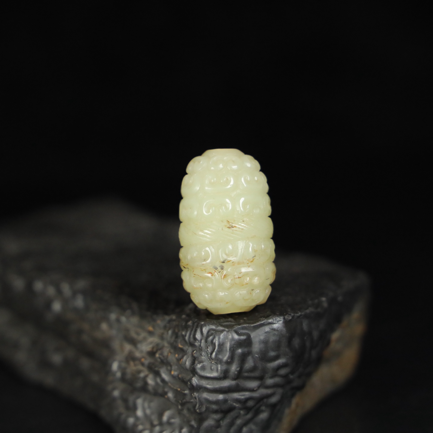 Chinese Natural Jade Carved Ornament