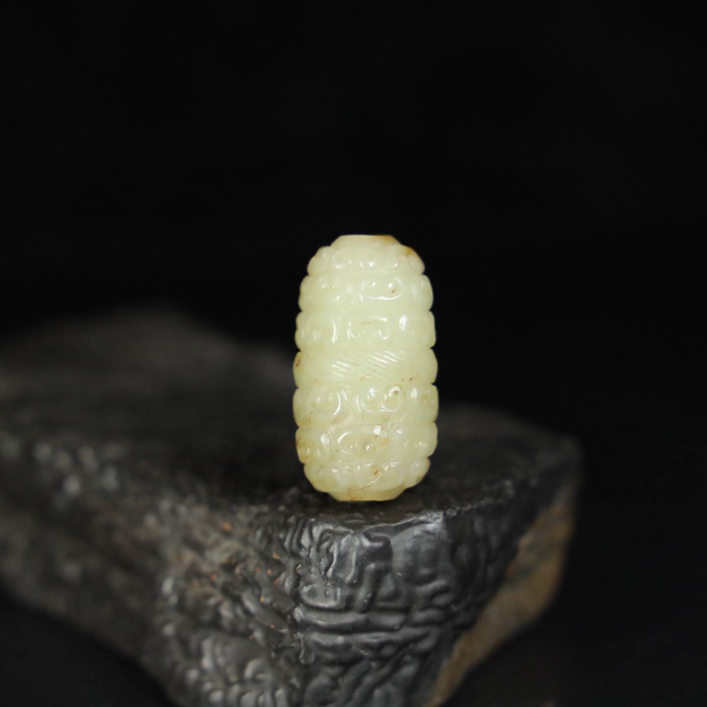 Chinese Natural Jade Carved Ornament