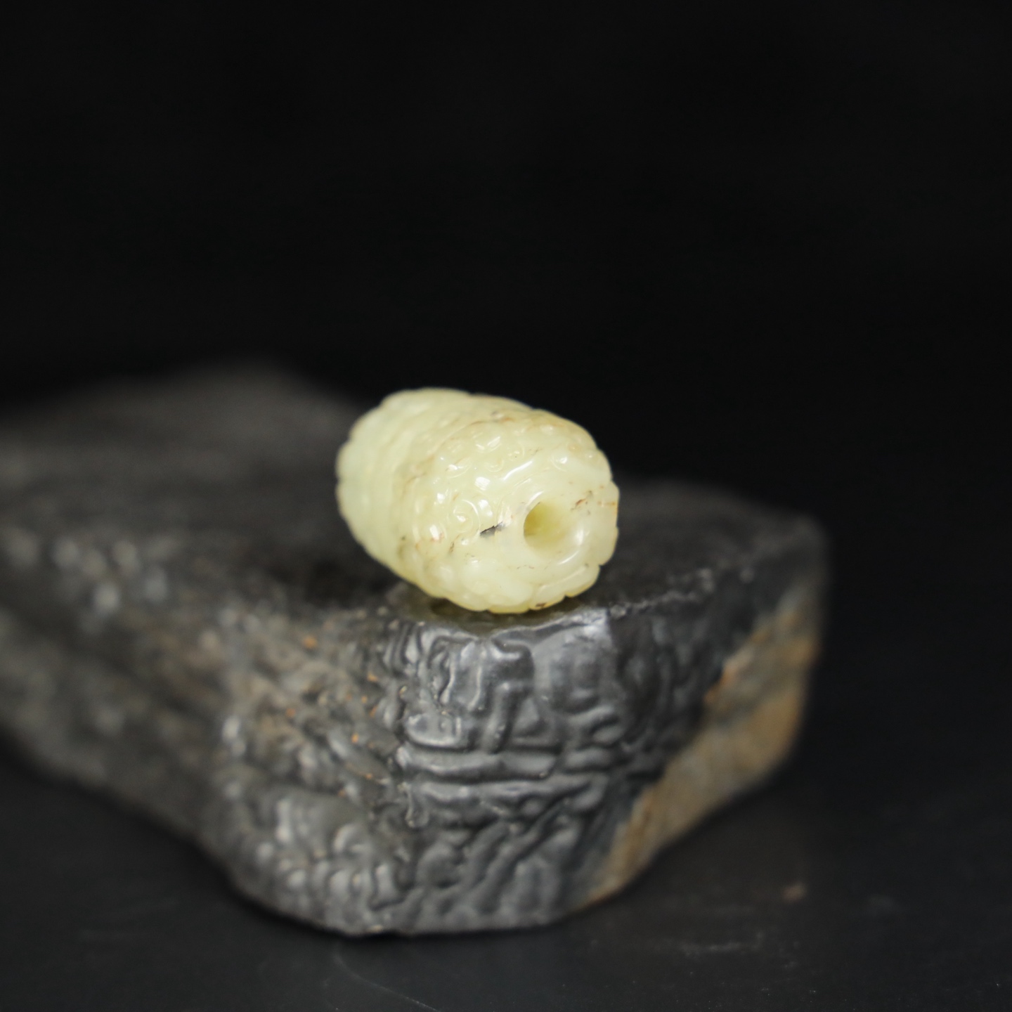 Chinese Natural Jade Carved Ornament